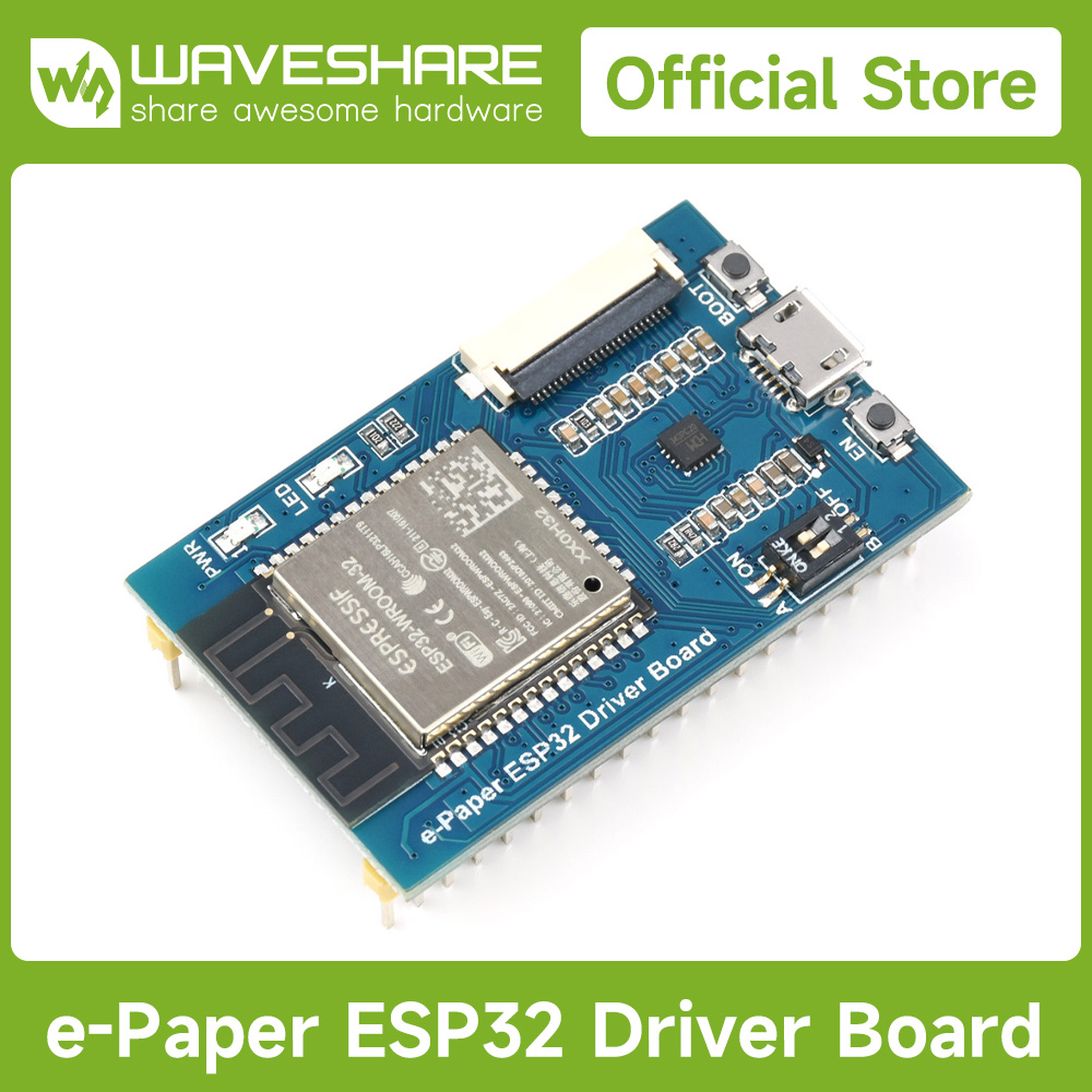 Display Epaper 2.9 - Waveshare ESP32 Epaper Driver Board for