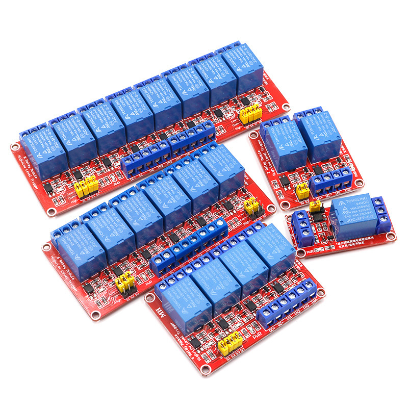 1/2/4/8-channel 5v/12v/24v Rel - Relay 8 Channel Board ulasan dan harga