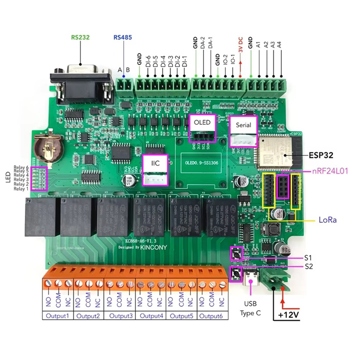 KC868-A6 Development Board MQT - Home Automation Systems Diy ulasan dan harga