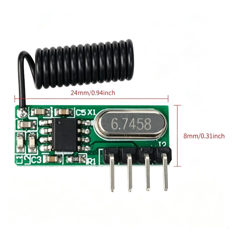 Wireless Superheterodyne Recei - 433Mhz Receiver Module ulasan dan harga